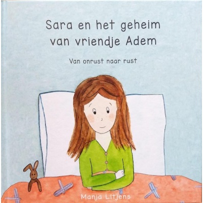 Sara en het geheim van vriendje Adem boek van Manja Litjens