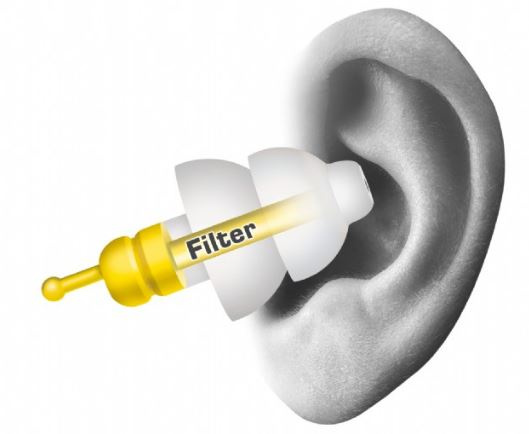 Alpine oordoppen flyfit 12 mm thermoplast wit - Afbeelding 4