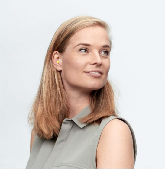 Alpine oordoppen flyfit 12 mm thermoplast wit - Afbeelding 2