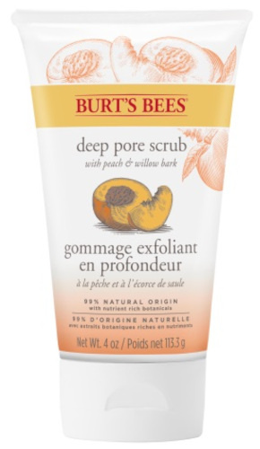 peach en willow bark reinigingsscrub