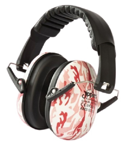 Gehoorbeschermer Jippie's junior roze/rood print