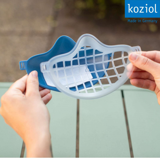 Koziol mondmasker hi afbreekbaar 11 x 6,5 cm roze mt one-size - Afbeelding 2