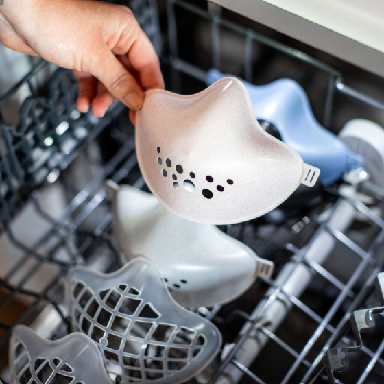 Koziol mondmasker hi afbreekbaar 11 x 6,5 cm roze mt one-size - Afbeelding 4