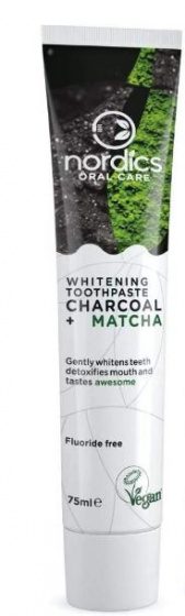 Nordics Charcoal Matcha Whitening tandpasta