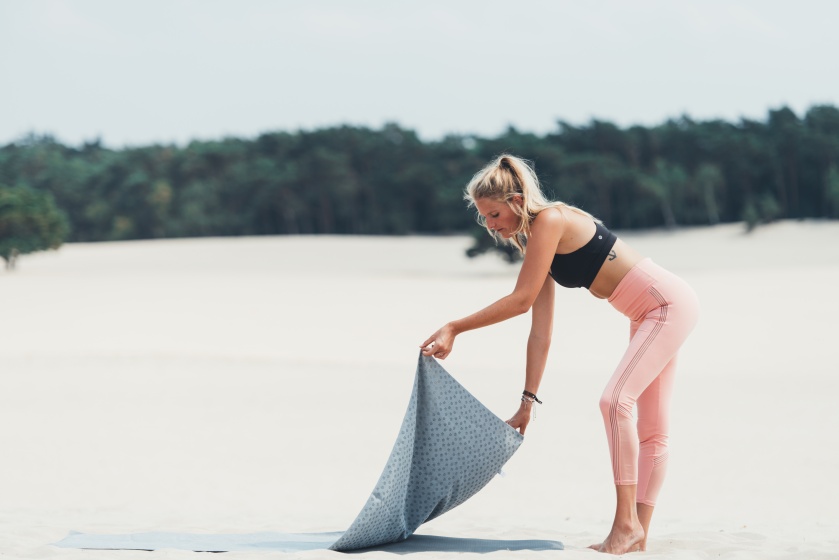 Tunturi anti-slip handdoek