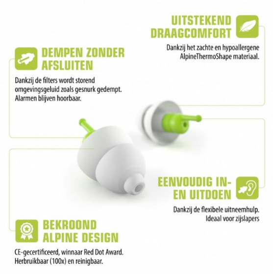 Alpine SleepSoft oordoppen