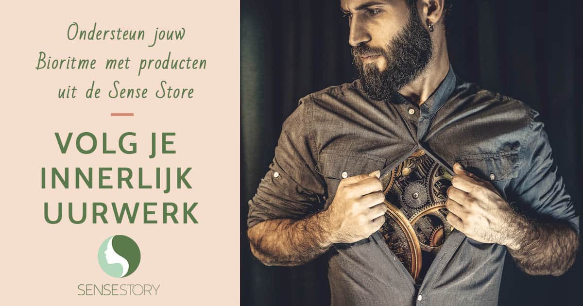 Producten uit de SENSE STORE ter ondersteuning  van je Bioritme